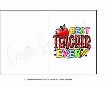 Image result for Teacher Appreciation Card Printable