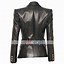 Image result for Kim Kardashian Black Leather Blazer