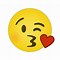 Image result for Cartoon Smiley Faces Blowing Kisses