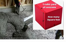 Image result for How Many Square Feet in a Yard of Concrete