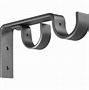 Image result for Heavy Duty Curtain Rod Brackets