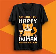 Image result for Cat T-Shirt Design