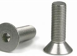 Image result for Metric CounterSunk Bolts