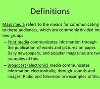 Image result for Broadcast Media Examples