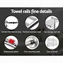 Image result for Heated Towel Rack with Timer