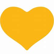 Image result for Yellow Heart Clip Art