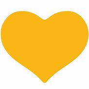 Image result for Yellow Heart Transparent PNG