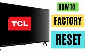 Image result for Is There a Reset Button On a Tcl TV