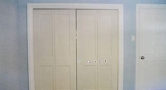 Image result for Bifold Closet Door Locks