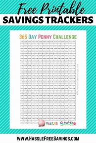 Image result for Penny Saving Challenge Printable UK