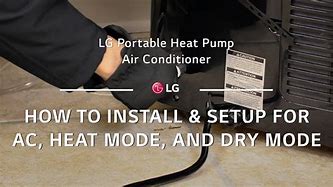 Image result for lg portable air conditioner install