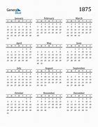 Image result for 1875 Calendar