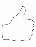 Image result for Thumbs Up Stencil