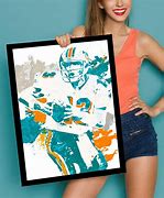 Image result for Miami Dolphins Wall Art Dan Marino