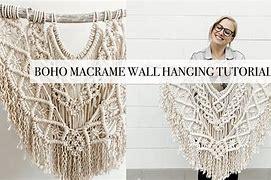 Image result for Boho Macrame Wall Hanging Tutorial