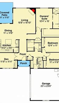 Image result for One Storey Floor Plan