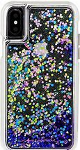 Image result for Amazon Purple Gllitter Waterfall iPhone X Cases