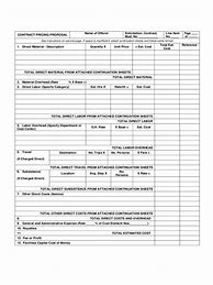 Image result for Pricing Contract Template