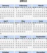 Image result for 2012 Calendar India