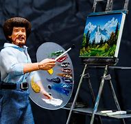 Image result for Bob Ross Action Figure