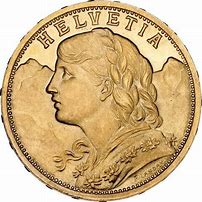 Image result for Swiss 20 Franc Coins