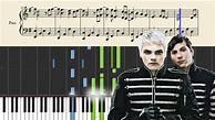 Image result for Black Parade Piano Keys