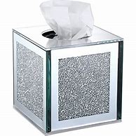 Image result for Mirrored Facial Tissue Square Holder