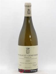 Image result for Comtes Lafon Meursault Genevrieres