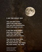 Image result for Poems About Night Sky