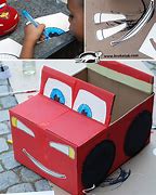 Image result for Make a Cardboard Box Car