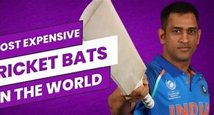 Image result for Top 10 Most Expensive Cricket Bats