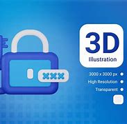 Image result for Password Icon 3D
