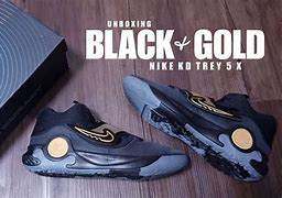 Image result for KD Trey 5 Black and Gold