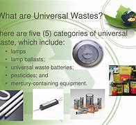 Image result for What Is Considered Universal Waste