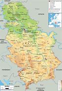 Image result for Topographical Map Serbia