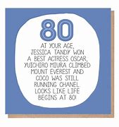 Image result for 80th Birthday Quotes Funny