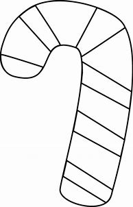 Image result for Candy Cane Clip Art Free Black and White