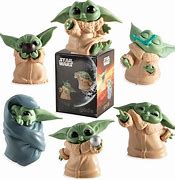 Image result for Star Wars Baby Yoda Plastic Toy Baboon