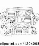Image result for Black and White Clip Art for Research Reading