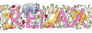 Image result for Relax Cross Stitch