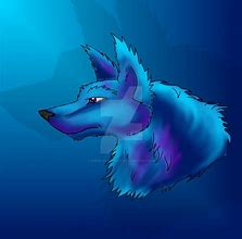 Image result for Blue Wolf Fan Art