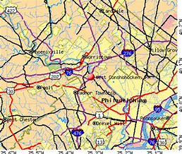 Image result for Map of West Conshohocken PA