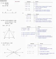 Image result for Geometry Proofs Worksheets with Answers