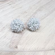 Image result for White Pom Poms with Press Studs