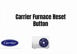 Image result for Carrier Furnace Reset Switch