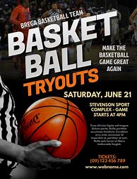 Image result for Basketball Tryout Flyer Template