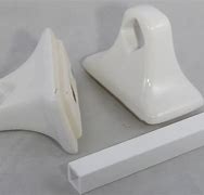 Image result for Ceramic Towel Bar Ends with 2 X 4 Inset