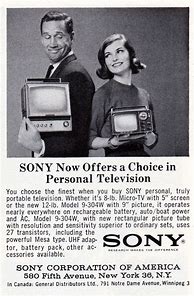 Image result for Old Sony TV Ad