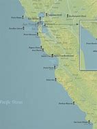 Image result for California Lighthouses Map