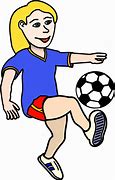 Image result for Girls Soccer Clip Art